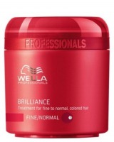 Cum actioneaza masca Wella Brilliance pentru par fin sau normal